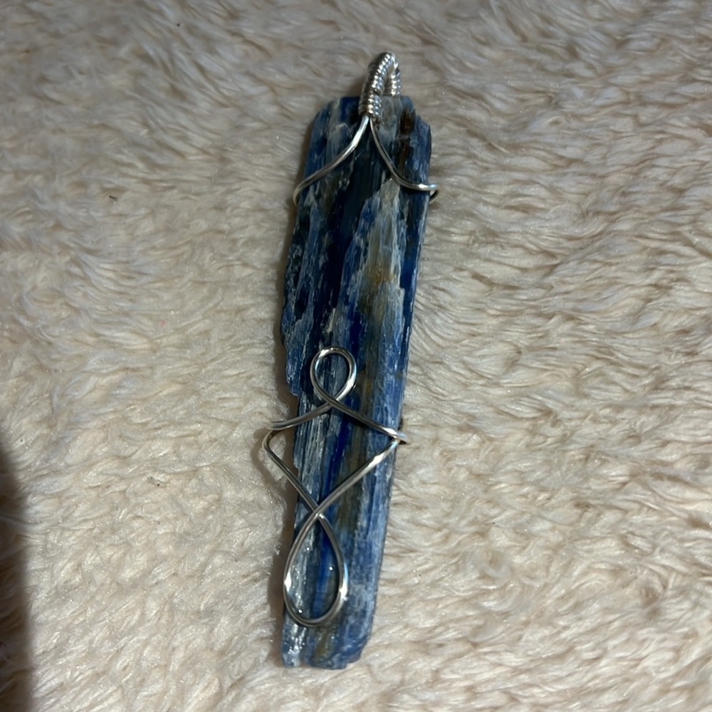 Blue Kyanite Stone Pendant